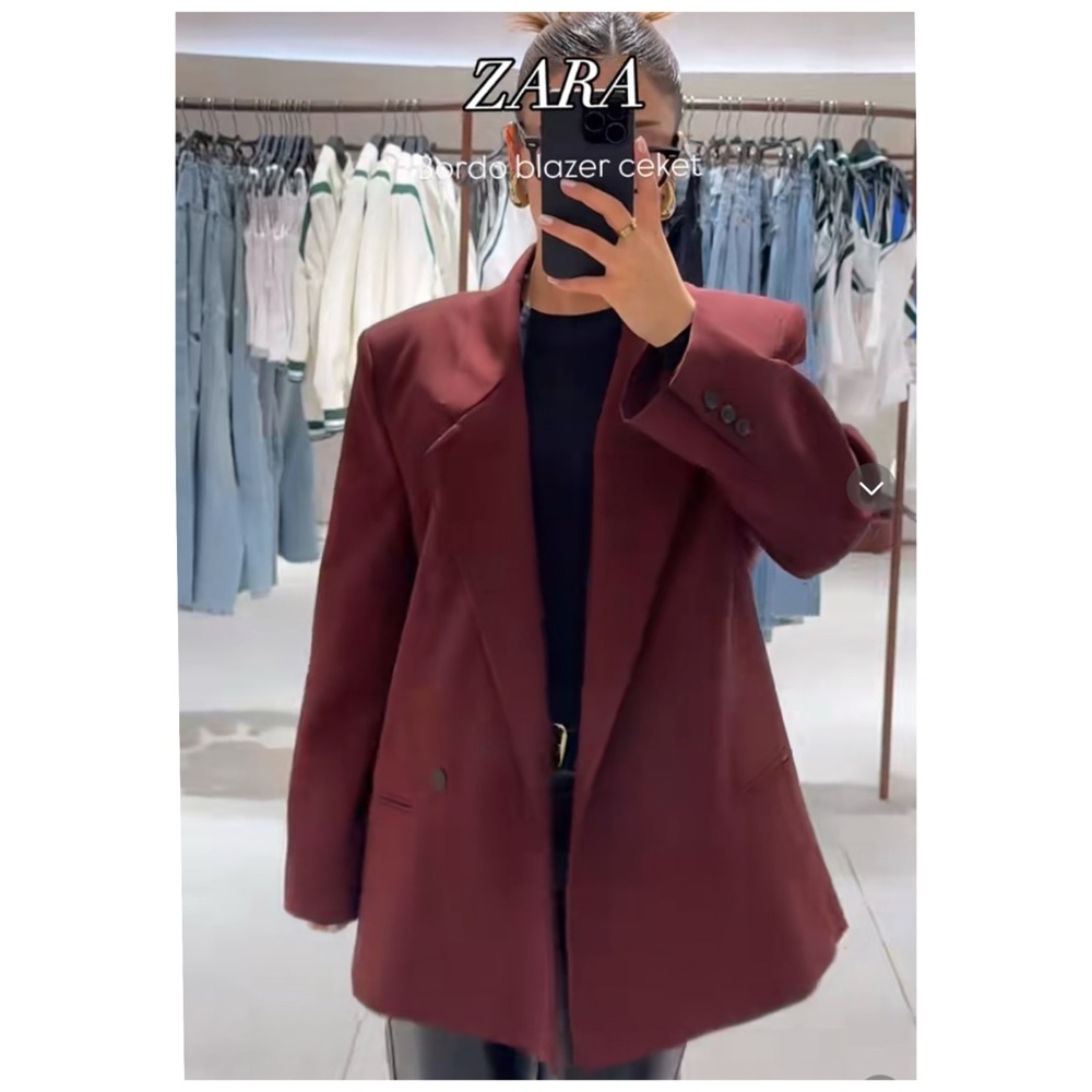 NWT ZARA Oversized Blazer M/L‎